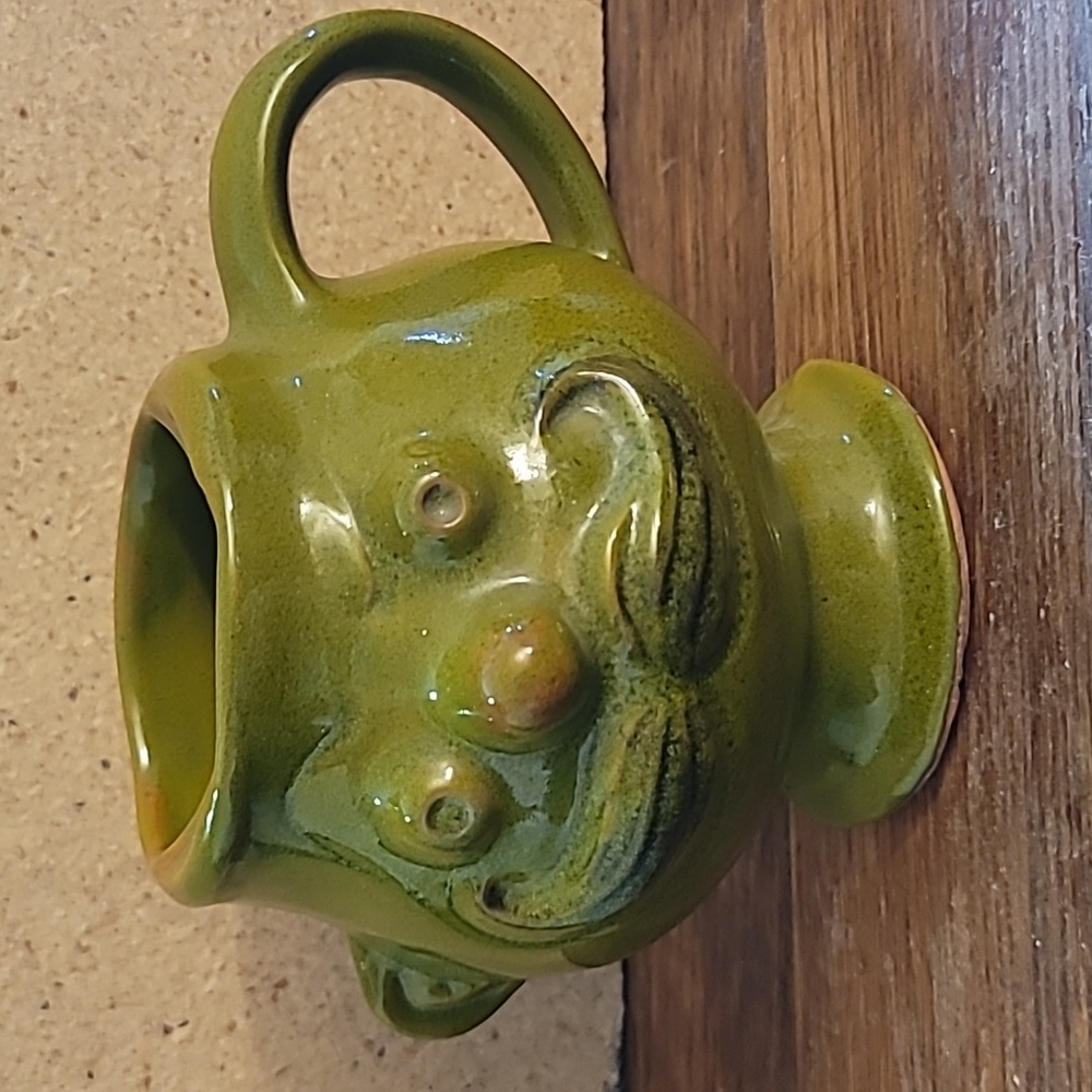 Vintage Green Moustache Protector Mug